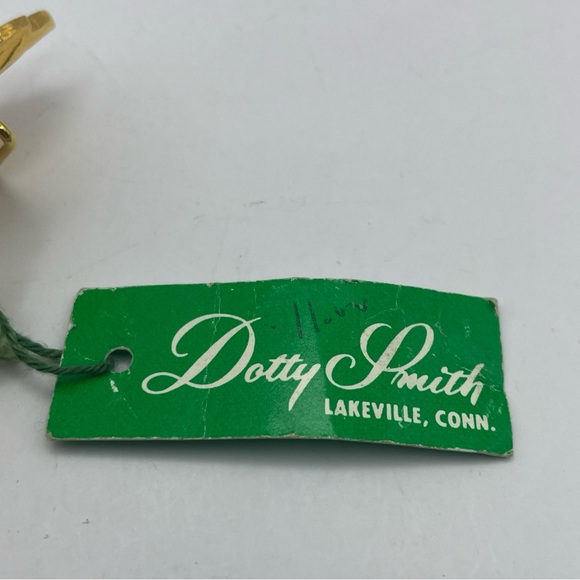 Dotty Smith 2 Piece Leaf Interlocking Belt Buckle Gold on Original Green Tag - Picture 4 of 13